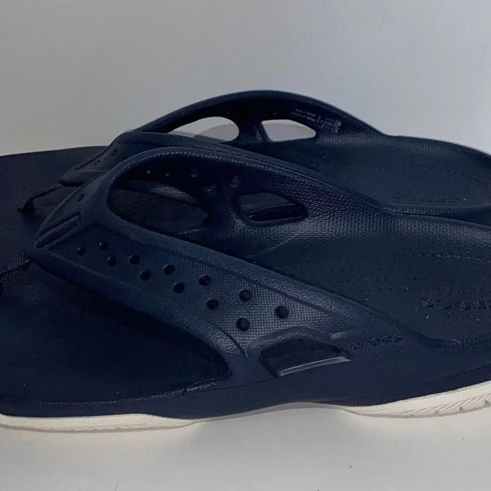 Crocs Men's Classic All Terrain Iconic Comfort Flip Flop In Blue‎ Size 8